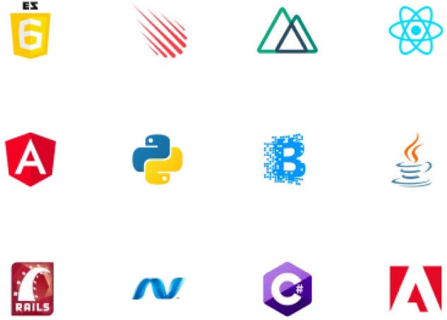 Diverse logo's NS software